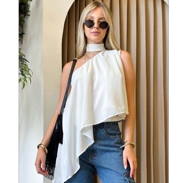 blusa feminina capa boho chic bata assimétrica multiformes elegante tendência 2026