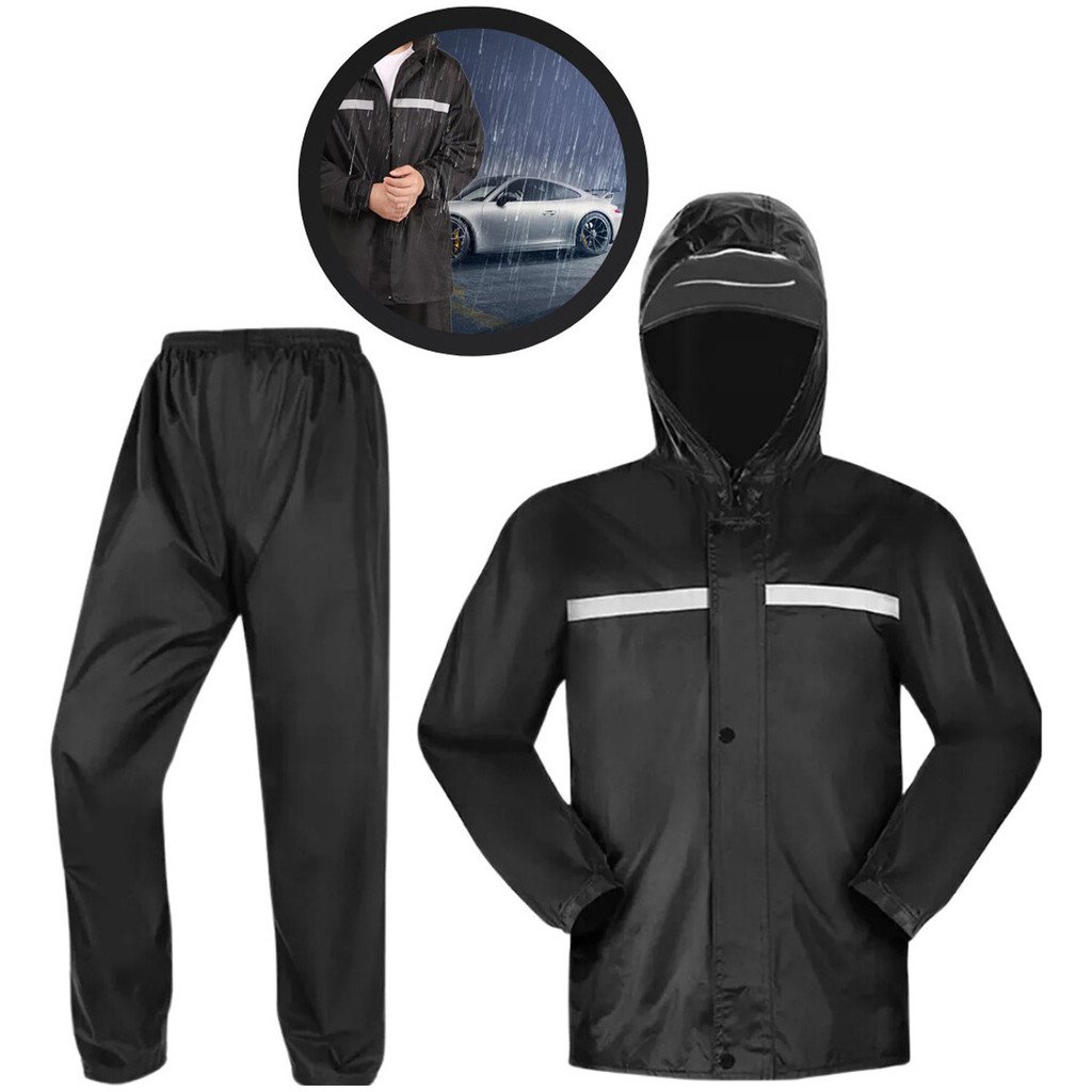 Capa De Chuva Moto Motoqueiro Impermeável Reforçada