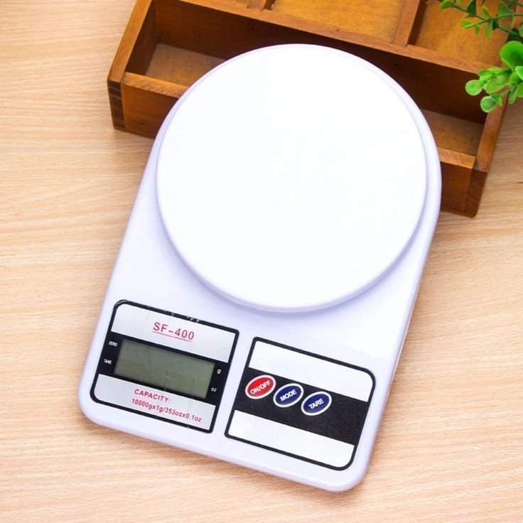 Balança Digital De Cozinha Com Precisão de 1g a 10Kg Função Tare