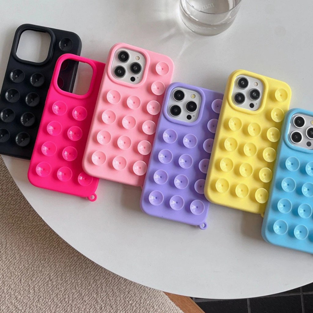 Capa Silicone com Ventosa – Gruda Sem Cola e Sem Ím