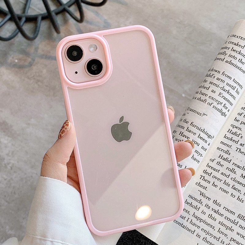 Doces Transparente Caso De Telefone Para iPhone 13 12 mini 11 12 14 Pro X XR XS Max 7 8 15 SE 2020 À Prova De Choque Cap