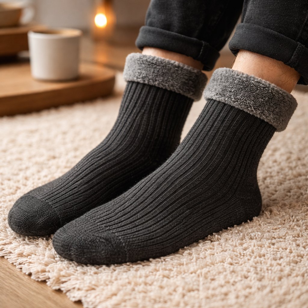 Kit Meias Térmicas Peluciadas Inverno Super Quentes