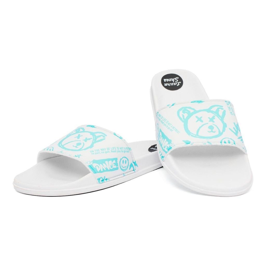 Chinelo Slide  Urso Sandália Calce Fácil Masculino Feminino Estampa Lançamento