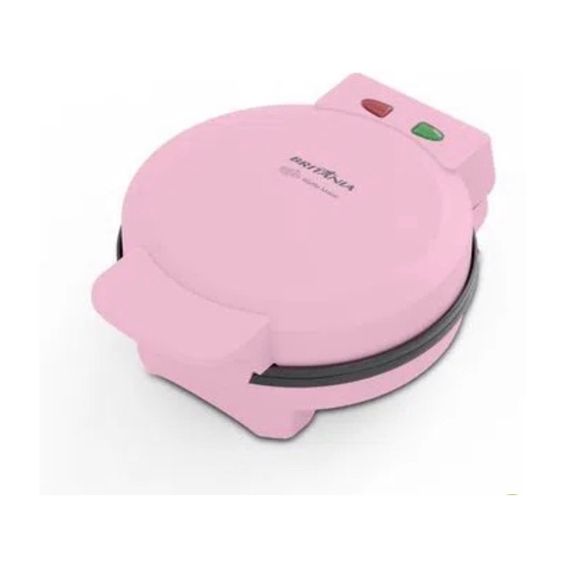 lançamento maquina de waffle rosa Waffle Maker Britânia BWM05RS Antiaderente 850W