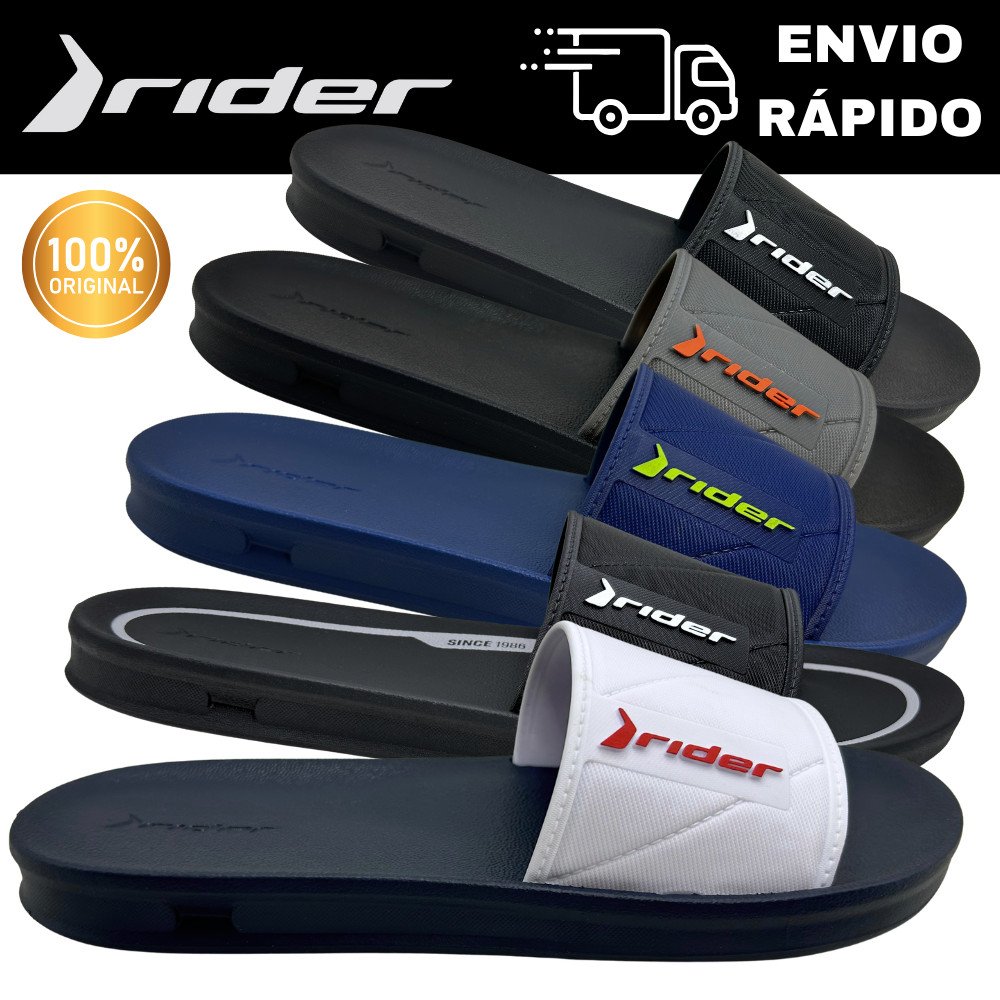 Chinelo Slide Masculino Rider Street 11578 Confortável, Leve e Ideal para Uso Urbano